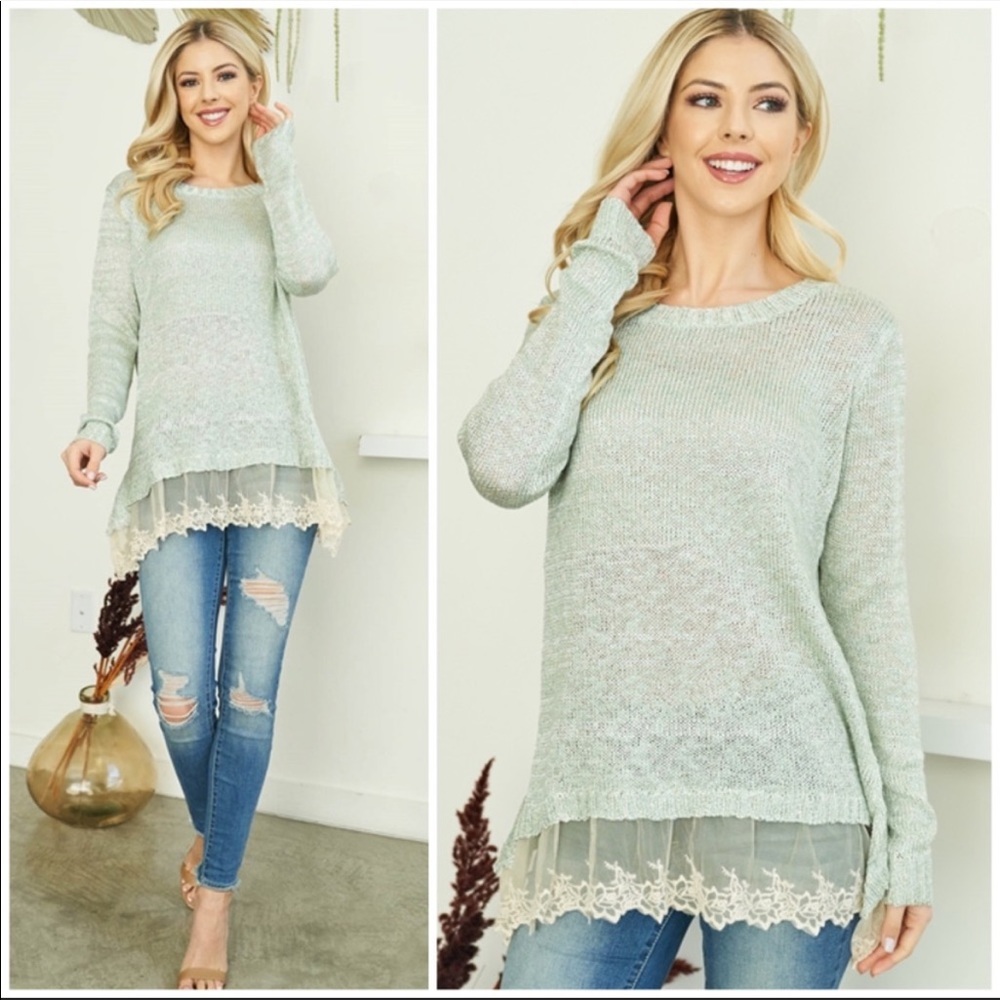 Ryu A’reve Mint Lightweight Sweater